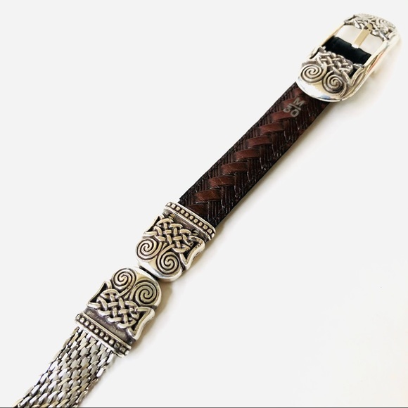 Brighton Reversible/Alternating Leather Belt Sz-M - Picture 6 of 9